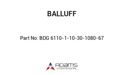 BDG 6110-1-10-30-1080-67									